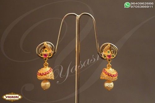 Golden Women Traditional Earrings