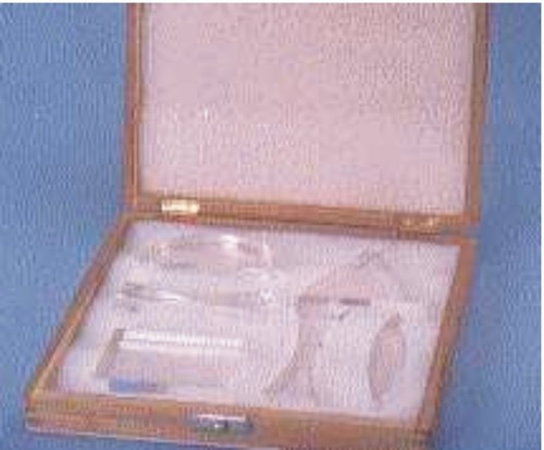 Optical Blocks Set - Glass 19mm Thickness with Five Versatile Pieces | Ideal for Lab Use Includes Plano-Convex Double Convex Double Concave Triangle and Rectangular Shapes in Protective Case