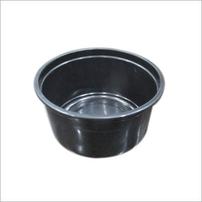 Black Round Container
