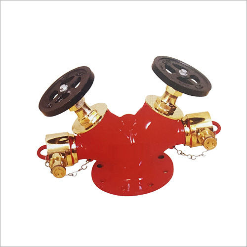 Gun Metal Double Outlet Landing Valve