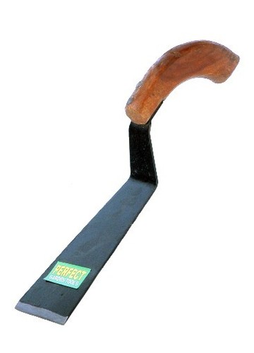 Metal Khurpa Wooden Handle