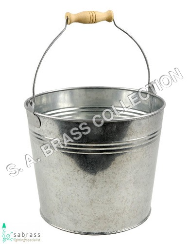 Galvanized Garden Bucket Dimensions: Top Dia - 20 X Base Dia - 18 X Ht-16 Centimeter (Cm)