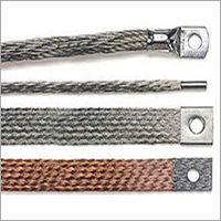 Sliver And Brown Copper Braided Flexible Straps