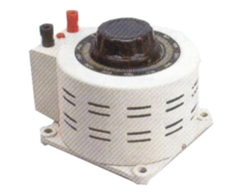 Auto-Transformer Continually Variable - Metal, Voltage Range 220-240V AC | Features Carbon Roller-Brush, Selectable Knob Control, On/Off Indicator