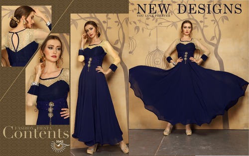 Navy Blue Exclusively Designer Gowns
