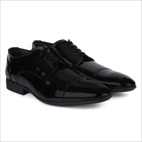 Congo Black Leather Shoes
