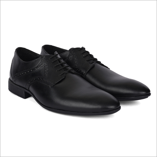 Sierra Black Leather Shoes