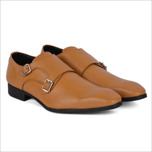 San Light Brown Leather Shoes