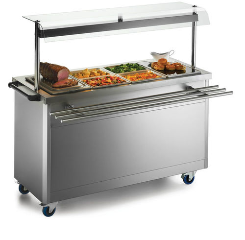 Bain Marie Counter Countertop Material: Stainless Steel
