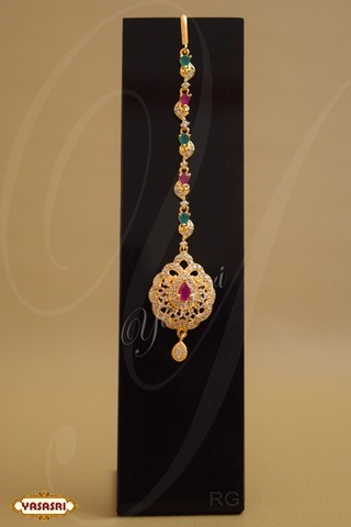 Golden Women Designer Tikka