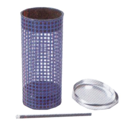 Faraday Cage Kit - Metal Iron-Mesh Cylinder Lightweight 100-300 Grams Includes Metallic and Plastic Caps Instruction Manual
