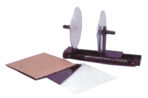 Parallel Plate Capacitor - Metal 20cm Diameter Plates Vertical & Horizontal Adjustments | Manual Operation Study of Dielectric Effects