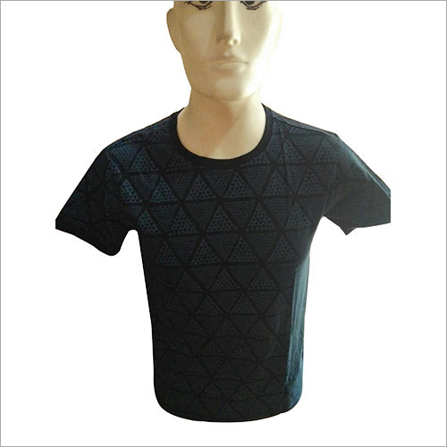 Mens Round Neck Cotton T-Shirt
