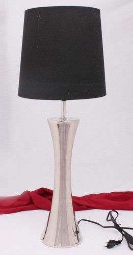 Silver Tower Table Lamp Light Source: Energy Saving