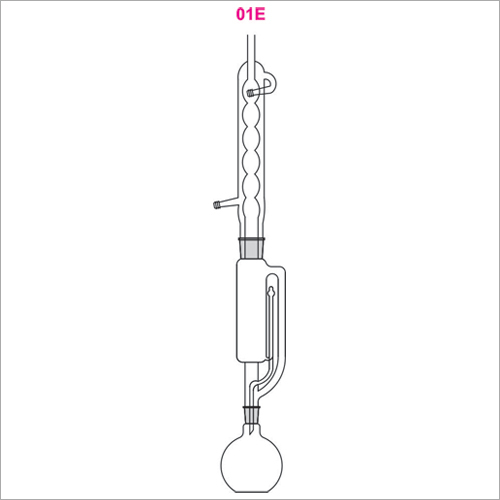 Extraction Apparatus Soxhlet - complete with Allihn (Bulb) Condenser