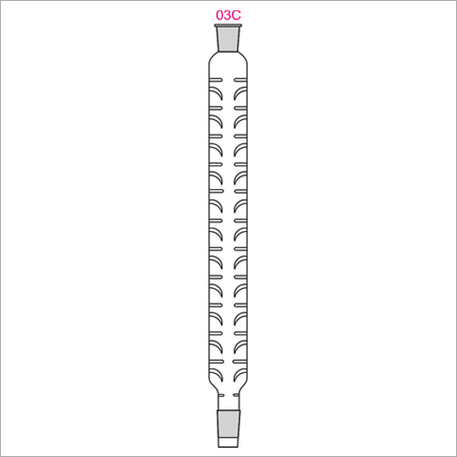 Columns - Fractionating, Vigreux - Borosilicate Glass, B-14/14 to B-55/55, 150-1000mm | High Efficiency, Precise Fractionation, Durable, Easy to Use, Cone & Socket Joints