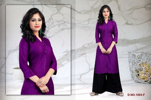 Plain Long Kurti