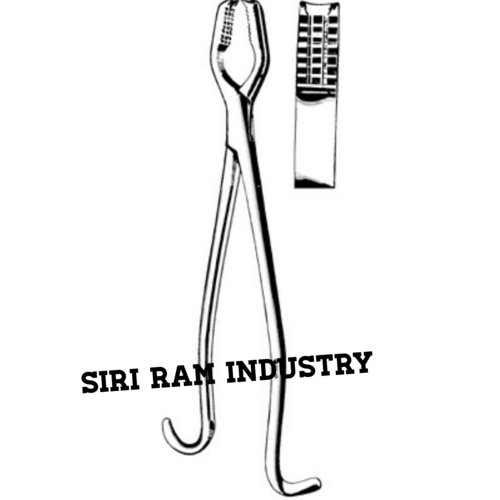 Bone Holding Forceps - Steel Material, Orthopedic Instrument | New, Portable, Non-Foldable