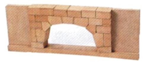 Roman Arch Set - FRP Material, Cream Color, Weighs 500-1000 Grams | Includes 23 Blocks and 3-Part Buttress for Lab Use
