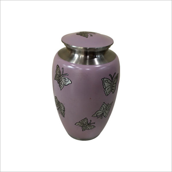 Flying Butterfly Engraved Cremation Urn