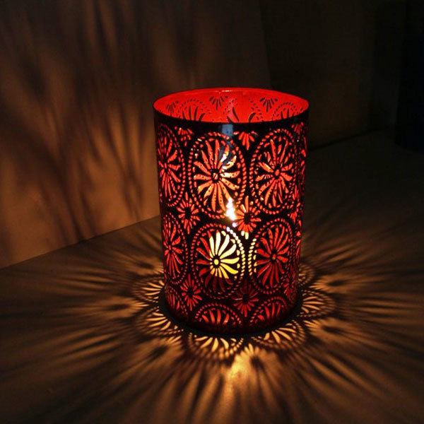Sunflower Cut Out Candle Holder