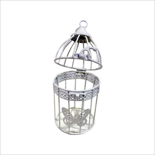 Hanging Bird Cage Tea light Candle Holder