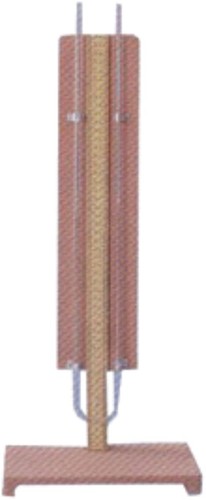 U-Tube Manometer - Mild Steel, 0-50Cm Scale | Brown Wooden Stand, Lab Use, 1-5Kg Weight
