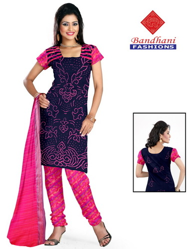 Bandhani Gaji Silk Dress Material Wholesale Bandhani Gaji Silk Dress Material Wholesale