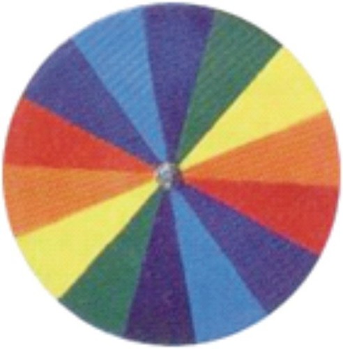 NEWTON'S COLOR DISC - Plastic, 18Cm Diameter, Multi Color | 7 Color Spectrum Demonstration, Lab Usage, Lightweight 100-250 Grams