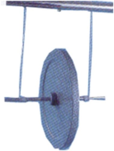 MAXWELL WHEEL - Mild Steel, 120 Dia. X 8-mm Thickness, Grey | Laboratory Demonstration of Mechanical Energy Conservation with Instructions