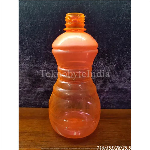 Orange Plastic Bottle