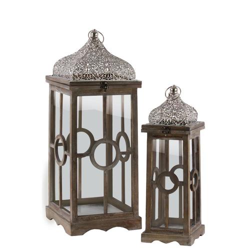 Antique Wooden Lantern Antique Wooden Lantern