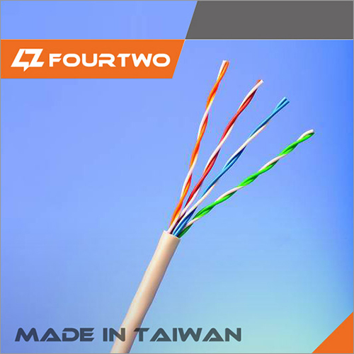 UTP LAN Cable - 24AWG Solid Bare Copper, PVC Jacket, High Transmission Performance with 100MHz Sweep Frequency - Ideal for Data, Video, and Audio Applications