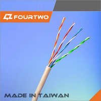 Utp Lan Cable - 24awg Solid Bare Copper, Pvc Jacket, High Transmission Performance With 100mhz Sweep Frequency - Ideal For Data, Video, And Audio Applications