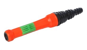 Water Nozzle - Plastic 15cm, Orange, 2cm Diameter | Adjustable Spray, Durable Design, Water Saving, Lightweight