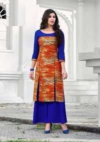 Multi Color Round Neck Kurta