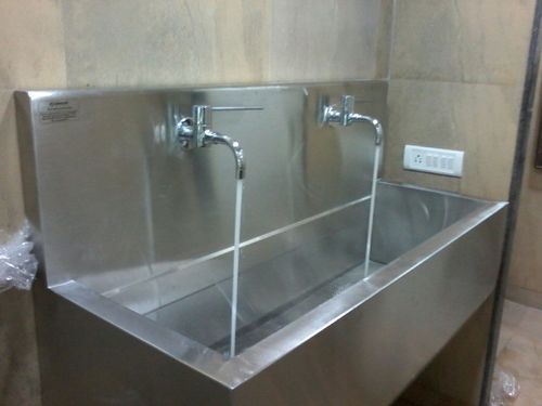 SS Double Scrub Sink
