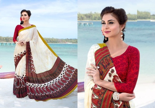 Maroon Exclusive Silk Saree