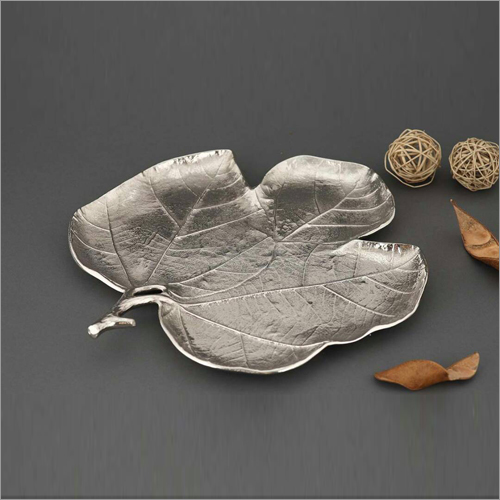 Leaf Shape Aluminium Tray