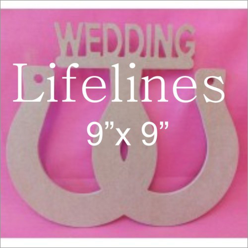 MDF Wedding Cutout