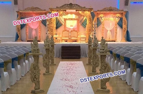Indian Wedding Wooden Mandaps