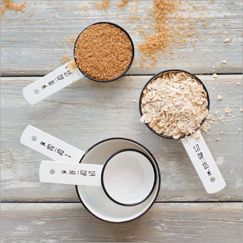 White Enamel Measuring Cup