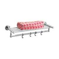Towel Rack - Stainless Steel, 10-50 Inch Rectangular Design | Durable Pvc And Stylish Stainless Steel Framework