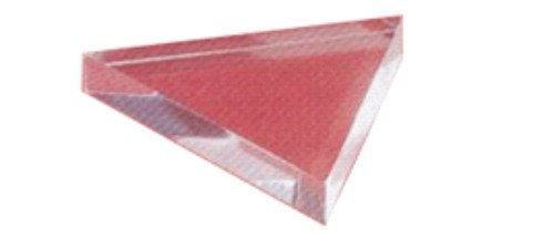 PRISM, ACRYLIC, TRIANGULAR - 75x75x75mm, 1cm Thickness | Glass Material, Lightweight (50-150g), Ideal for Laboratory Use