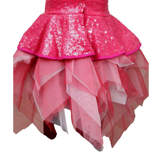 Dresses - Sequin Tulle, XS-XL, Pink | Stylish Design, Layered Tulle, Comfortable Fit, Party Wear