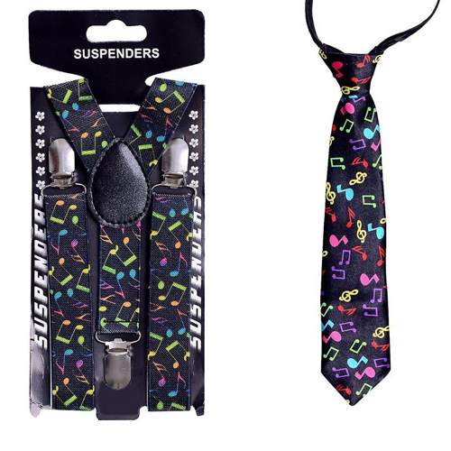 accessories_037 - Polyester Elastic, Adjustable Length, Black | Stylish Design, Durable, Comfortable, Metal Clip Fasteners