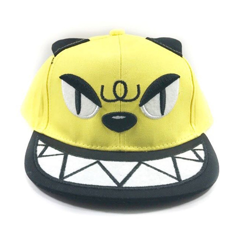 accessories_0156 - Cotton, One Size, Yellow | Stylish Cartoon Design, Adjustable Closure, Lightweight Comfortable Fit