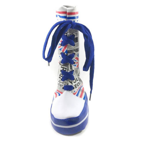 Footwear - EVA Material, Various Sizes, White Color | Lace-up, Mid-calf Height, Breathable, Comfortable, Durable, Lightweight, Supportive, Water Resistant, Rubber Sole