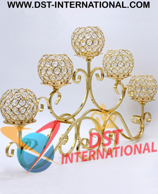 Crystal Bowls Centerpiece Candelabra