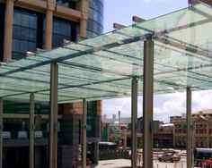 Designer glass canopy